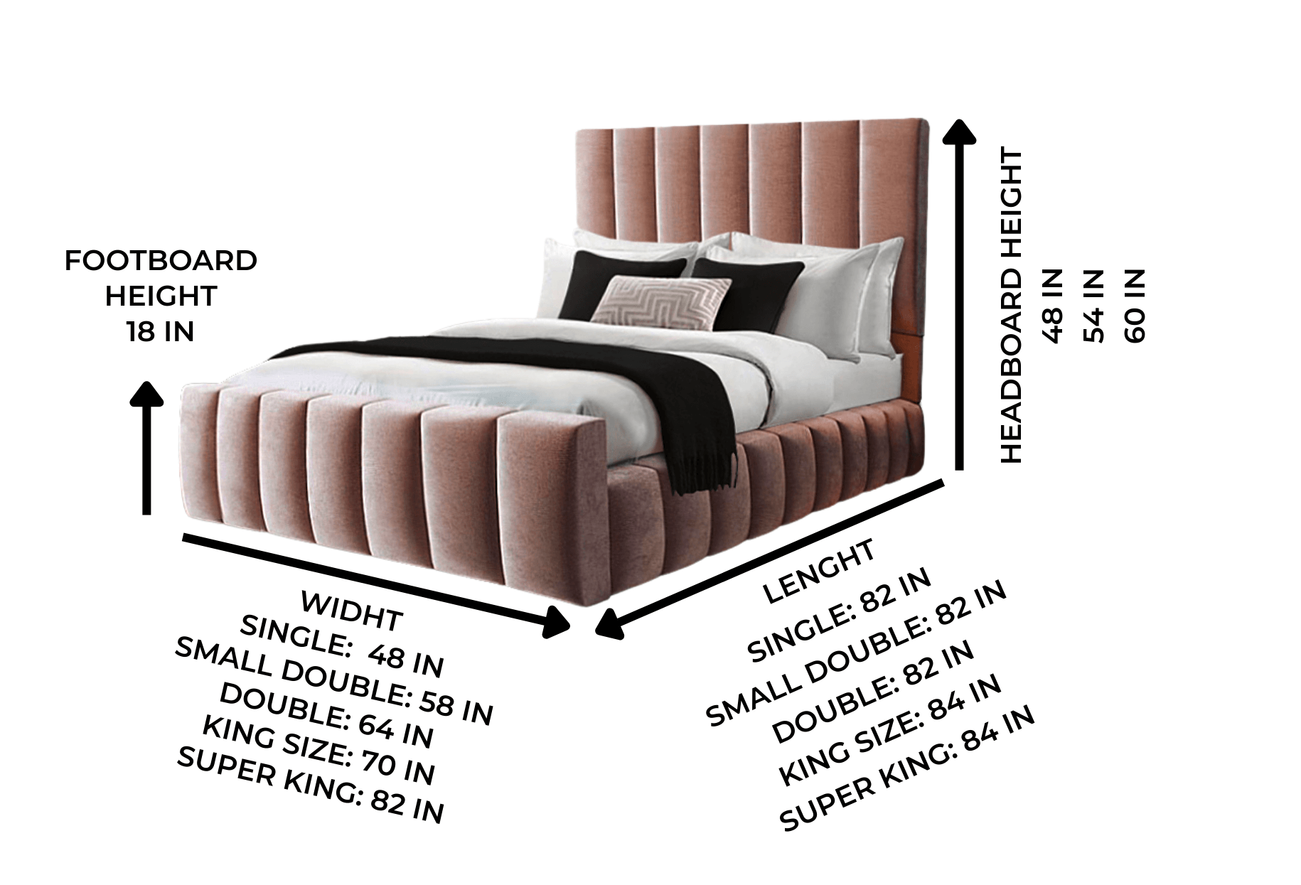 2025 Somara Bed with Optional Ottoman Storage